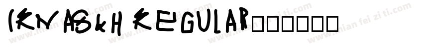 IRNaskh Regular字体转换